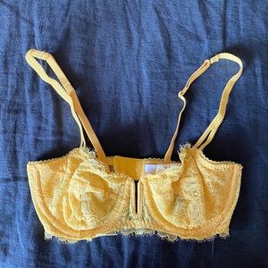 Auden Yellow Balconette Unlined Bra